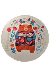 Conceptum Alfombra Sweet Bear Multicolor de 140 cm
